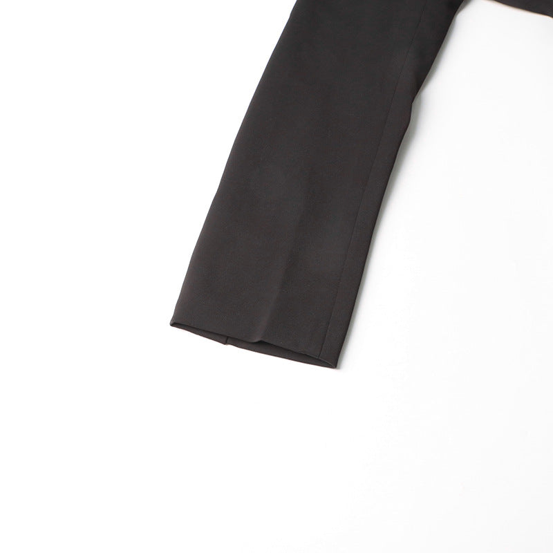 Personalized Studded Buckle Long Sleeve Blazer