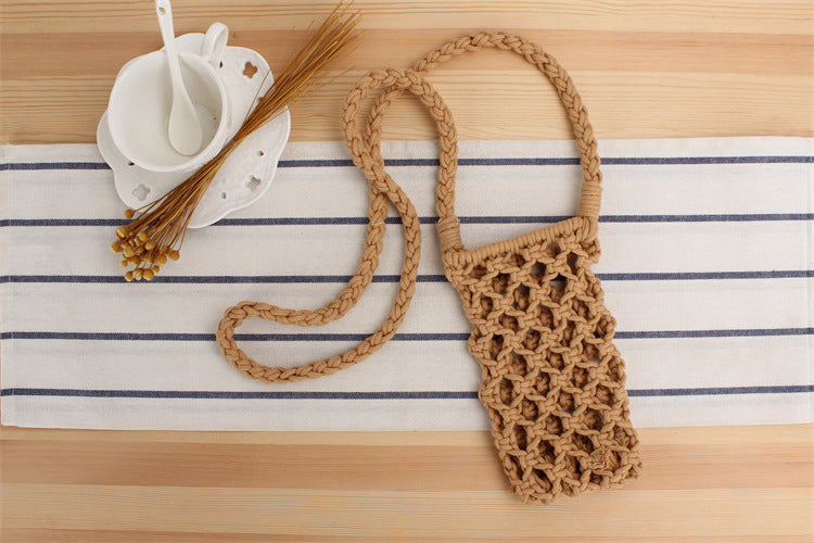 Fashion All-match Popular Woven Shoulder Bag