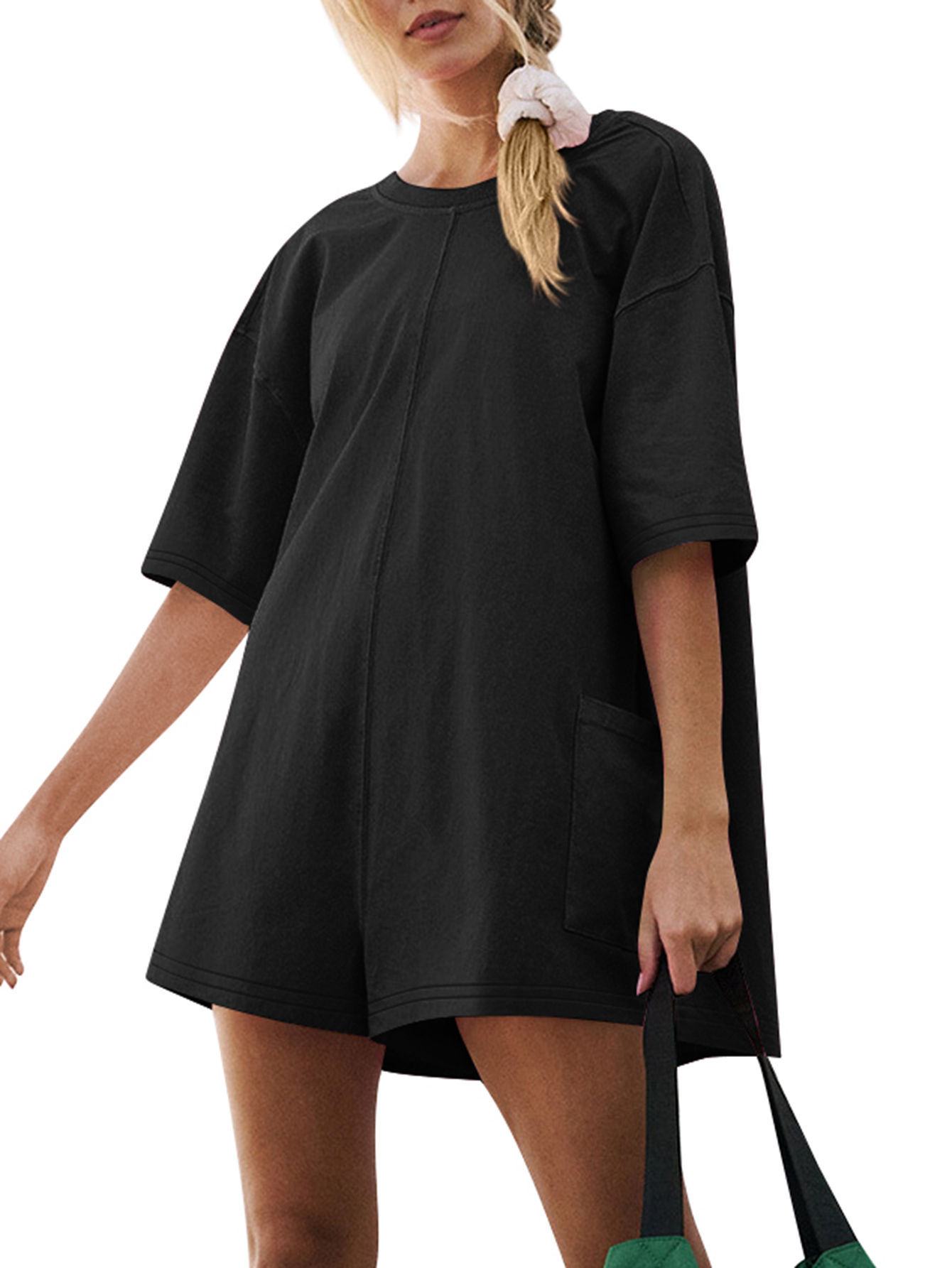 ✨Women's Backless Round Neck V-Neck Two-Sided Jumpsuit(Buy 2 Free Shipping)