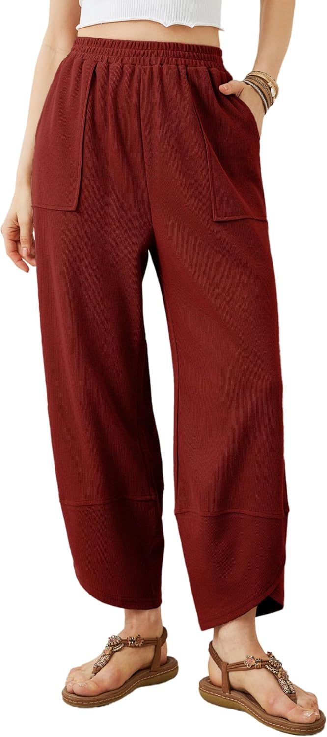 🙌Women's Baggy Wide Leg Casual Elastic Harem Pants (Buy 2 Free Shipping)