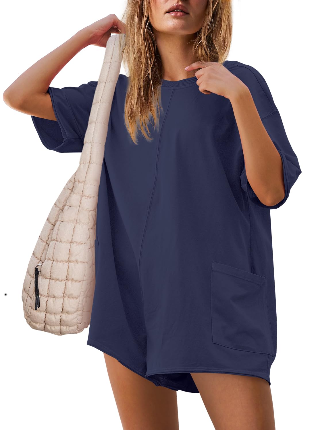 ✨Women's Backless Round Neck V-Neck Two-Sided Jumpsuit(Buy 2 Free Shipping)