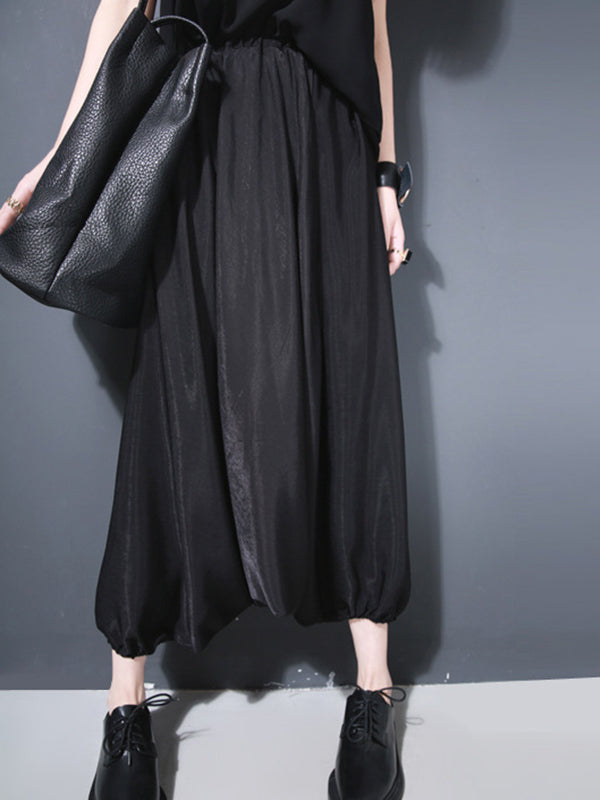 3 Colors Elasticity Cuprammonuium Knickerbockers Culotte Pants