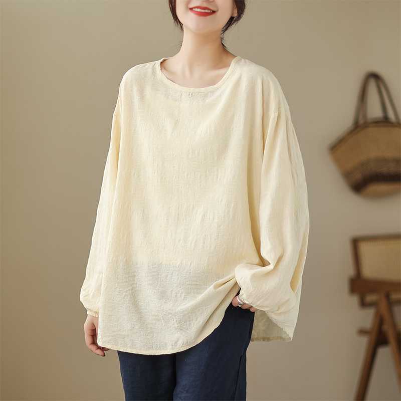 Casual Solid Color Blouse and Sleeveless Maxi Dress