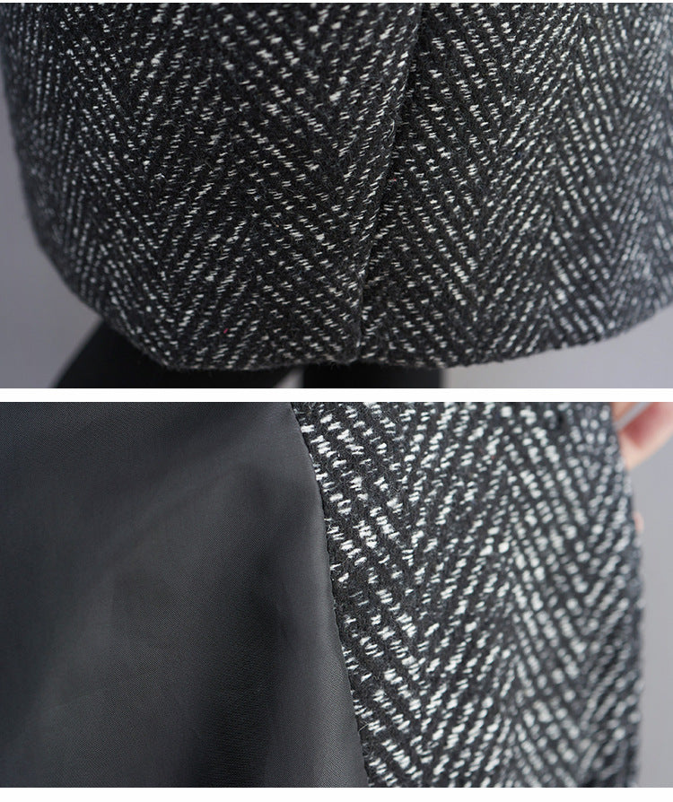 Loose Solid Color Hooded Coat