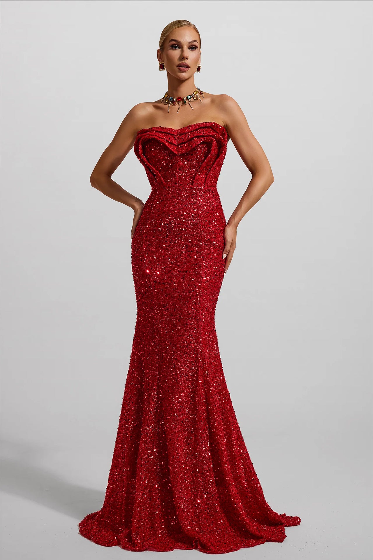 Valeria Bandeau Maxi Dress