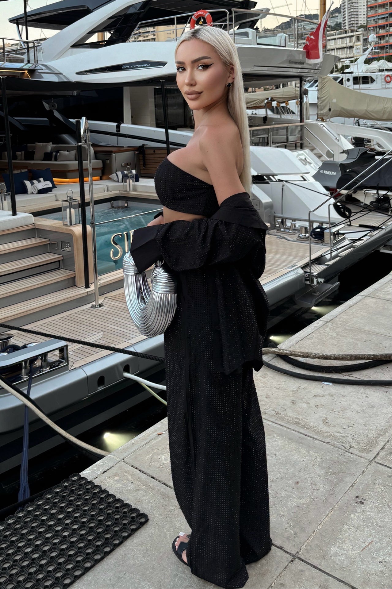 Andreea Sequined Three Pieces Set