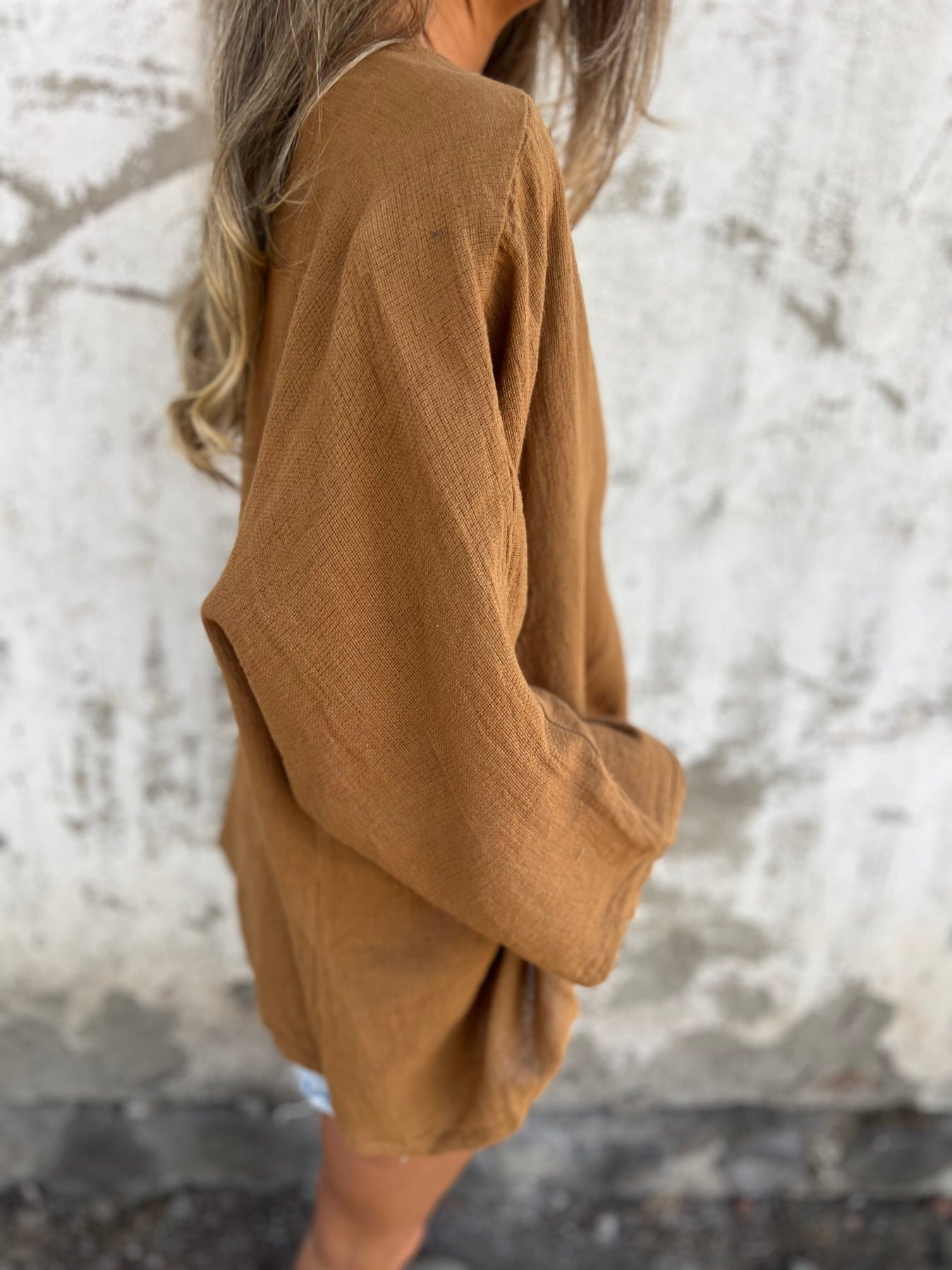 Women's 2025 New Casual Single Button Loose Cardigan(Buy 2 Free Shipping)