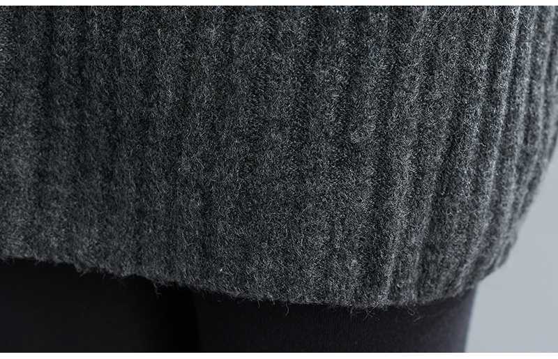 Literary Knit Vertical Stripe Turtleneck Sweater