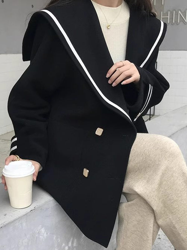 Vintage Faux Cashmere Tweed Button Jacket