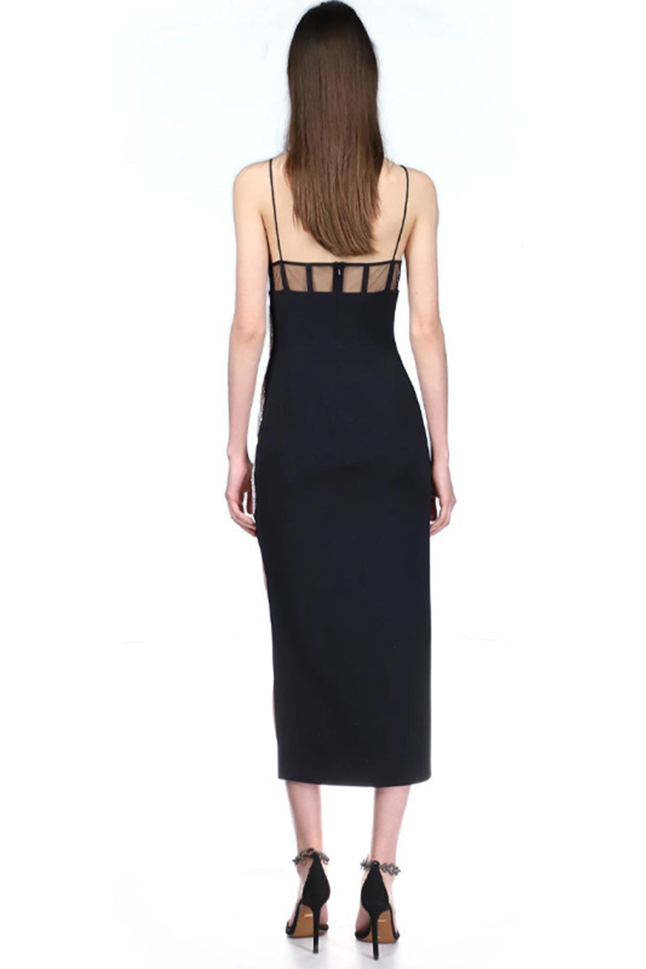 Clara Hollow Midi Dress