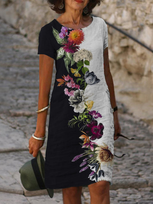 Women's Casual Loose Print Dress