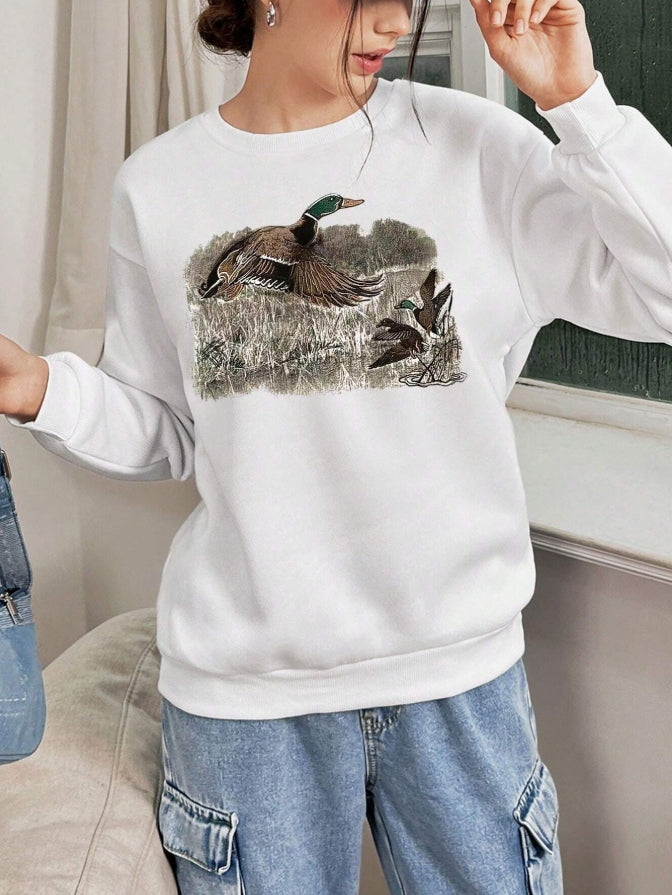 🦆Women's Vintage Mallard Duck Sweatshirt(Buy 2 Free Shipping)