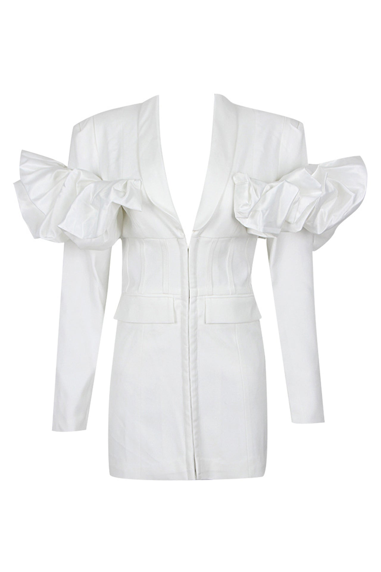 Ariella Deep-V Mini Dress