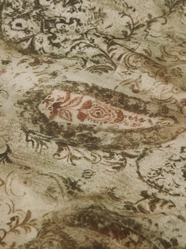 High Waisted Loose Contrast Color Elasticity Pleated Split-Joint Skirts Bottoms