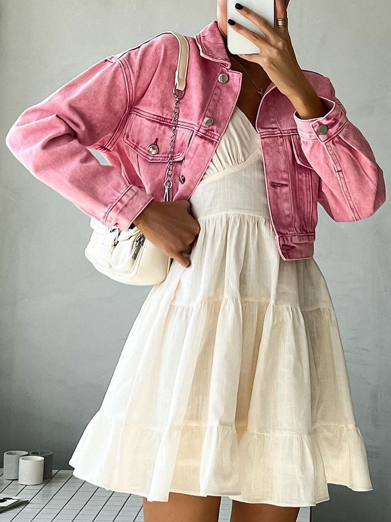 Spaghetti Strap Mini Dress