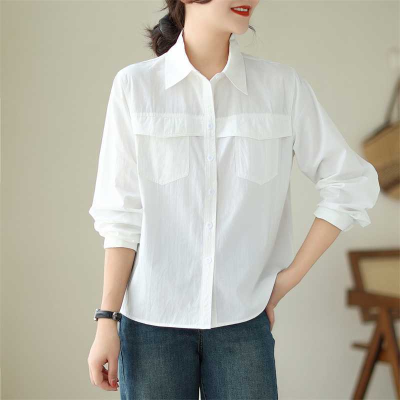 Casual Solid Color Long Sleeve Shirt
