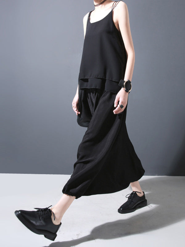 3 Colors Elasticity Cuprammonuium Knickerbockers Culotte Pants