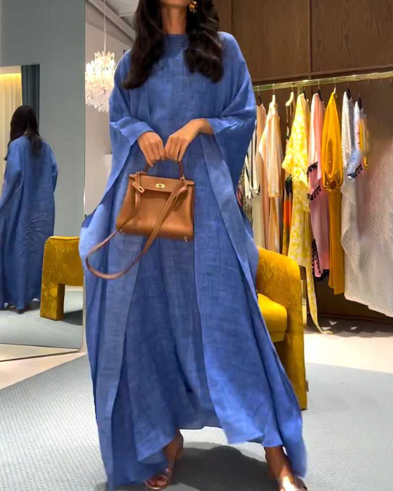 Casual Dress & Gown Cardigan Two-Piece Set