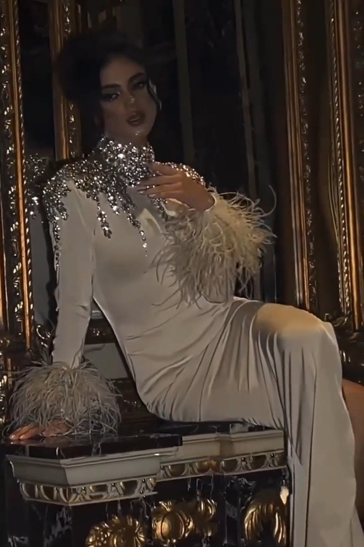 Magdalena Maxi Dress In White