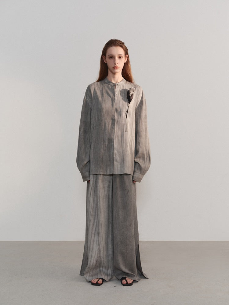 Lazy Style Solid Color Long Sleeve Top