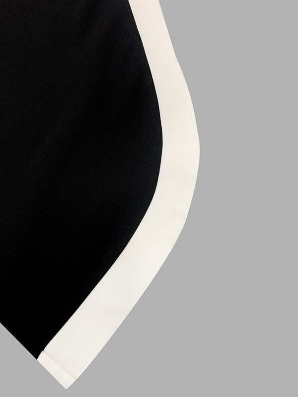 Batwing Sleeves Loose Split-Joint Boat Neck Maxi Dresses