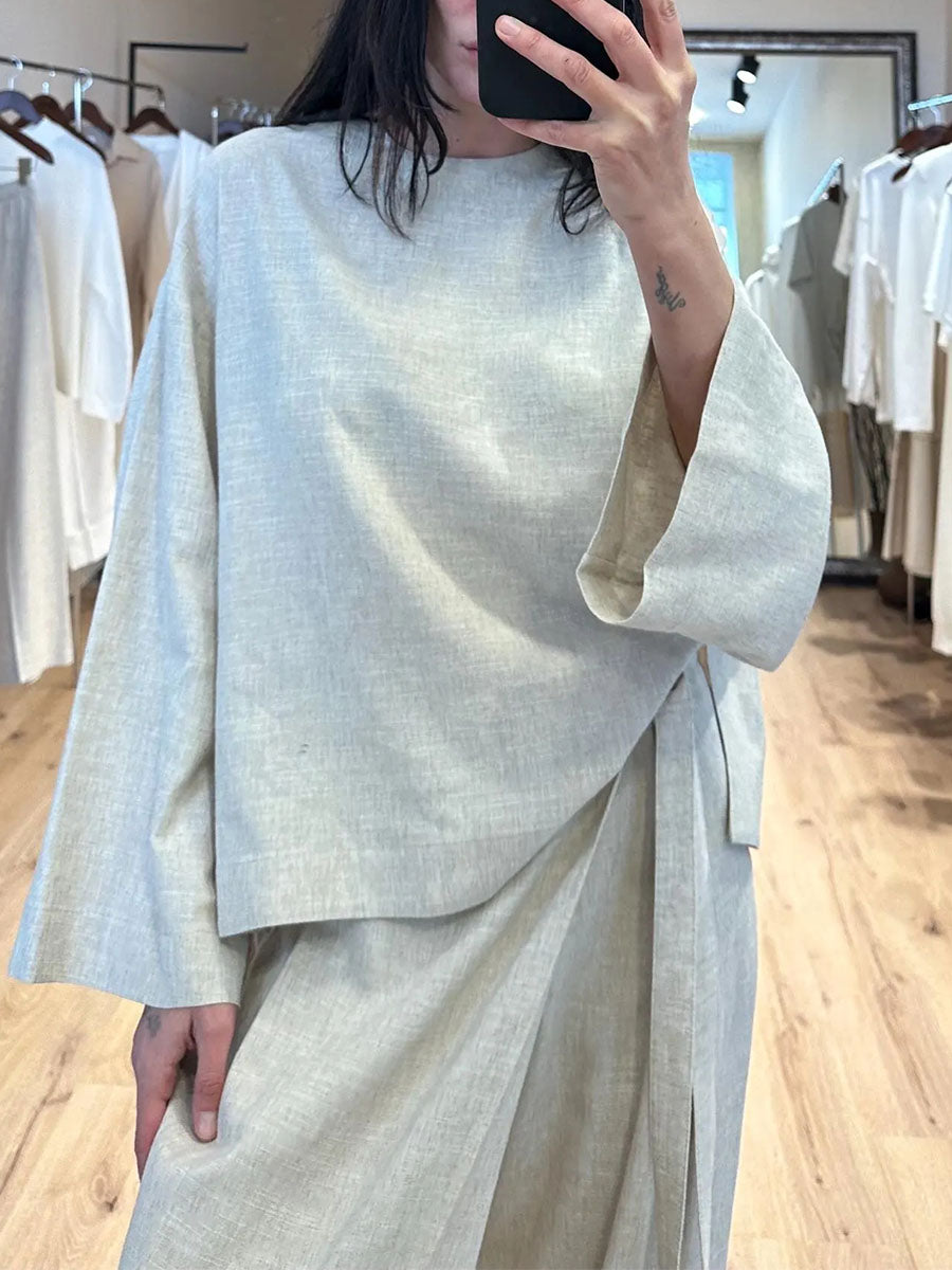 Irregular strap casual two-piece set