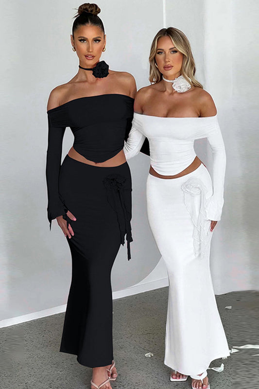 Charis Off the Shoulder Two Pieces Sets