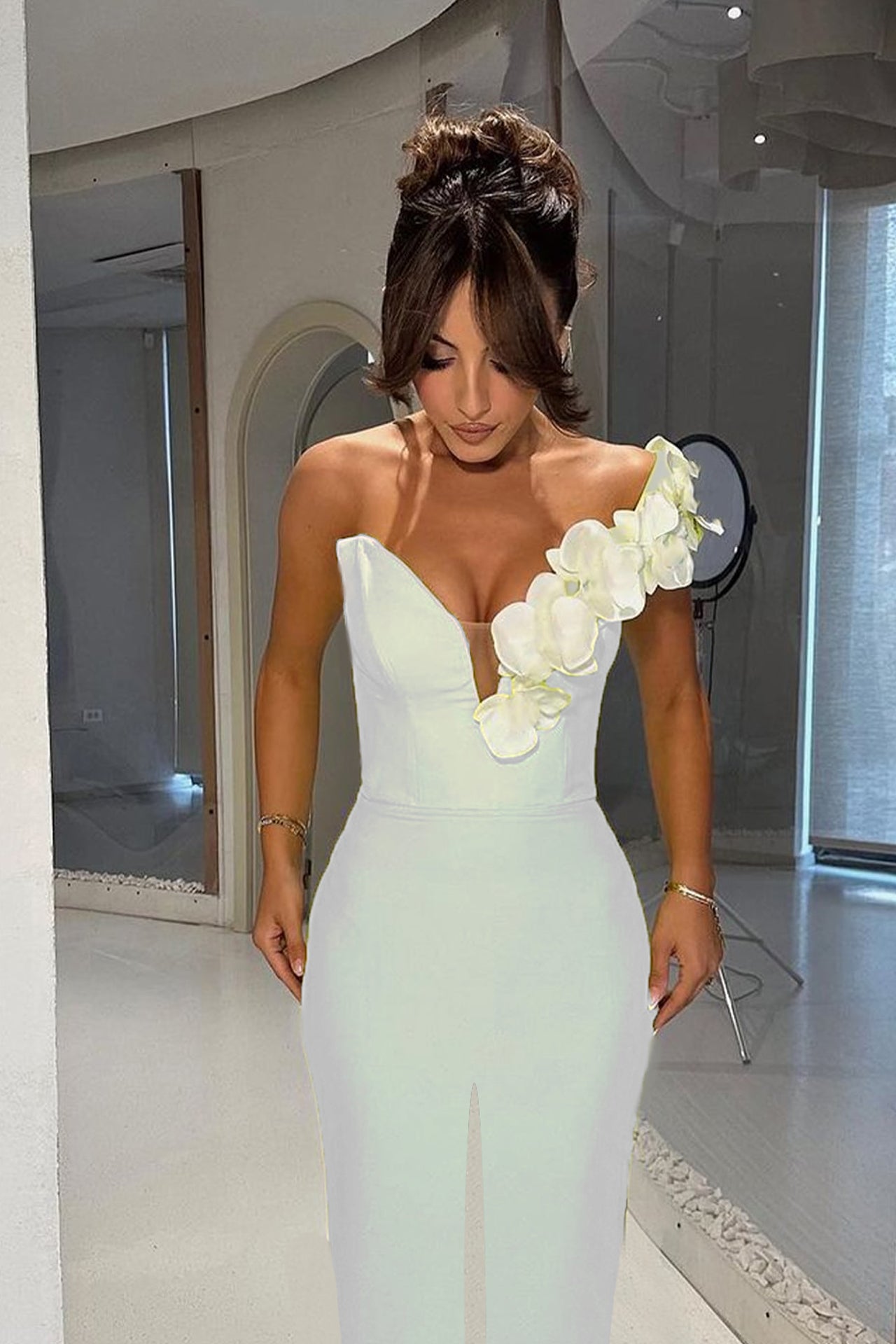 Fiorella One Shoulder Jumpsuit