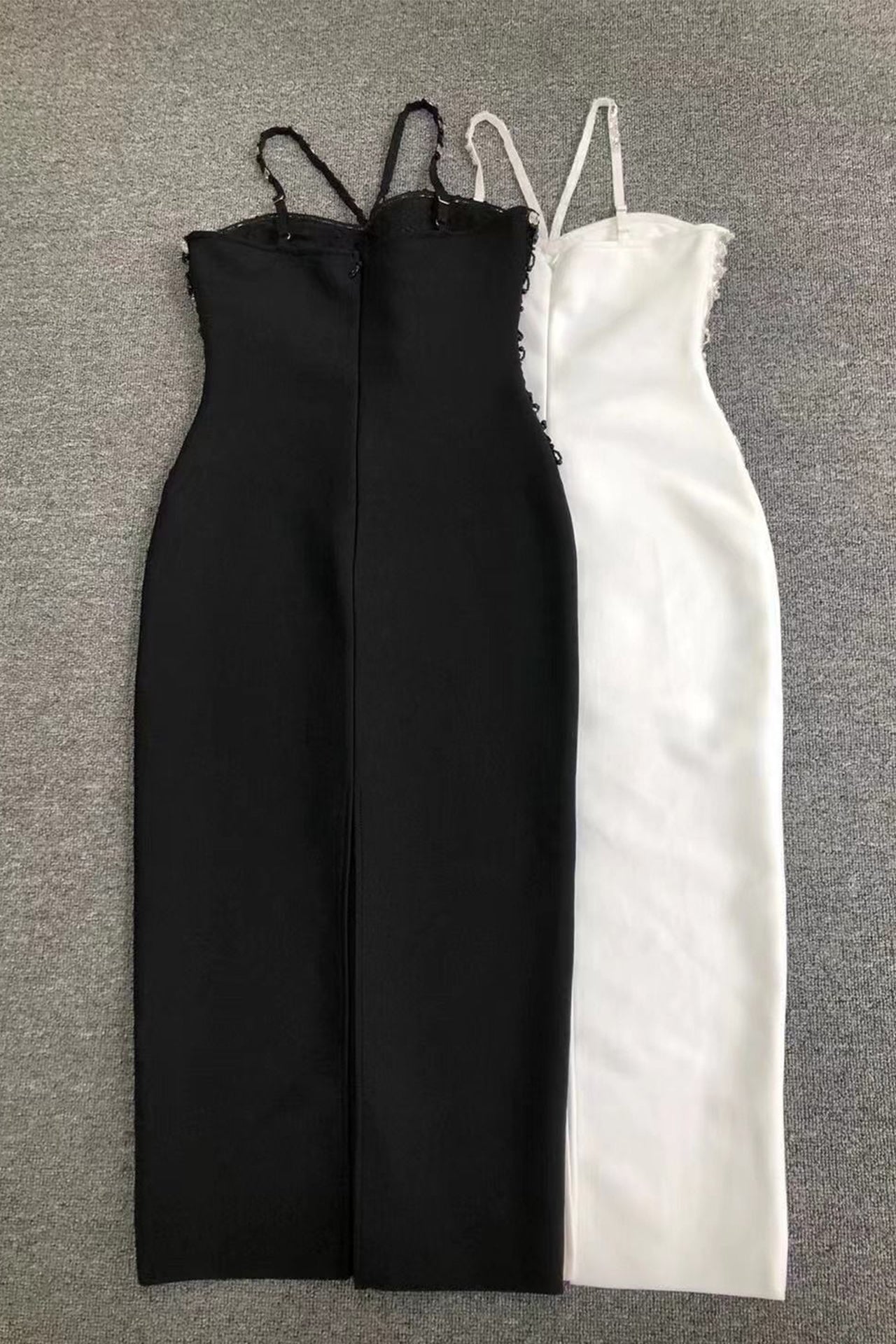 Azariah Halterneck Hollow Midi Dress