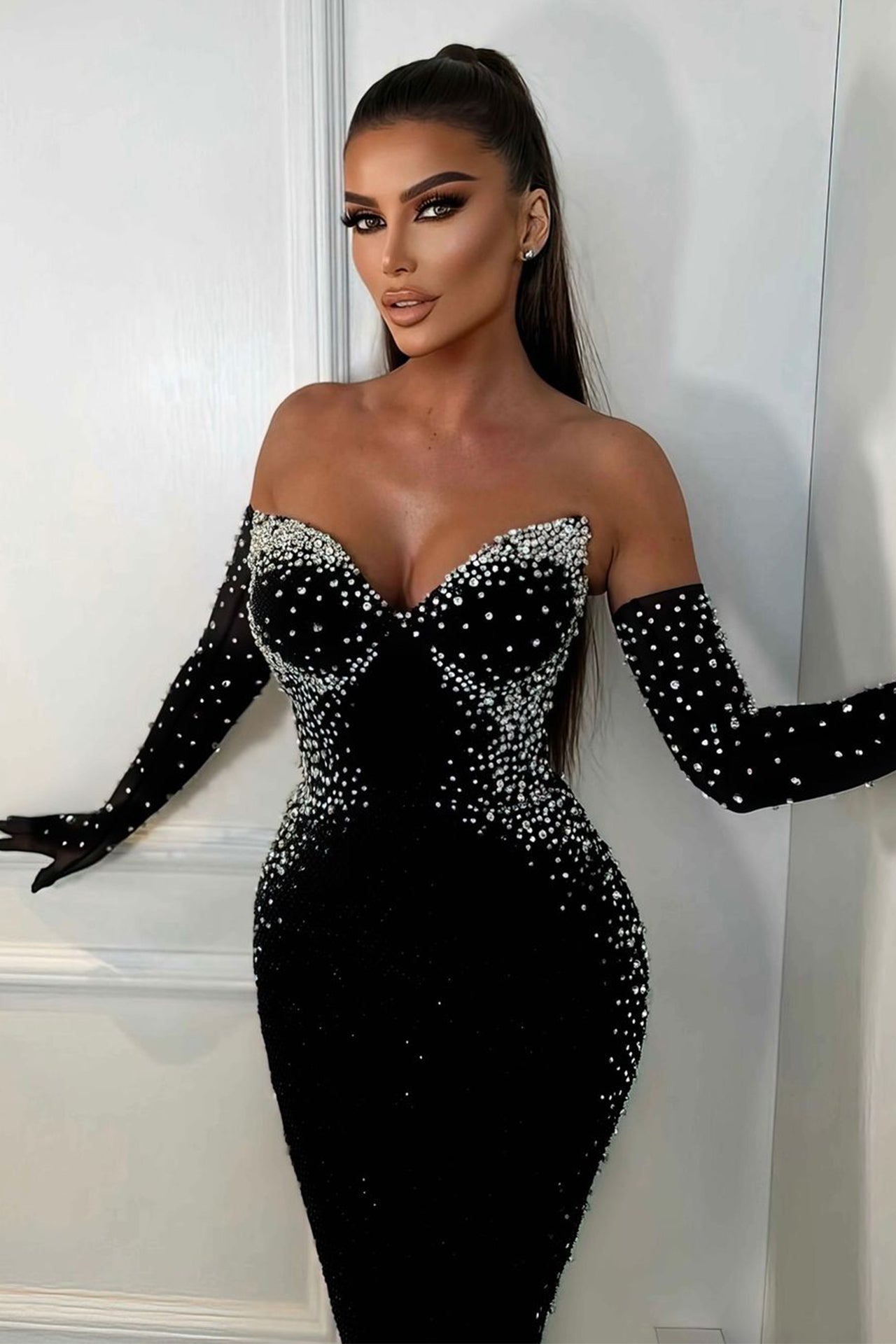 Daria Off Shoulder Maxi Dress