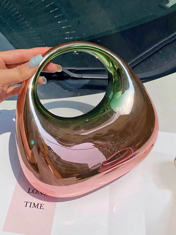 Geometric Shiny Handbags