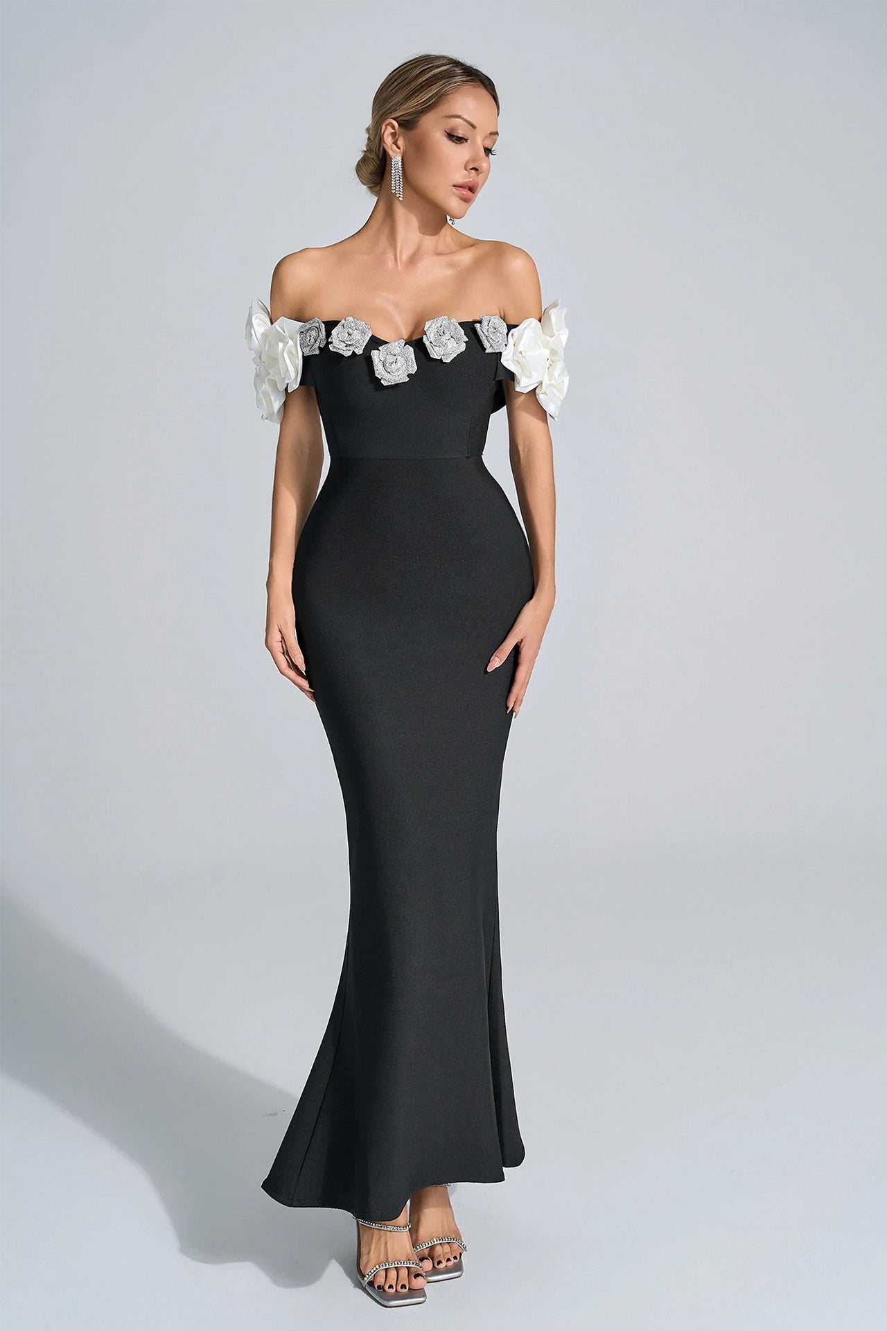 Elianna Off Shoulder Maxi Dress