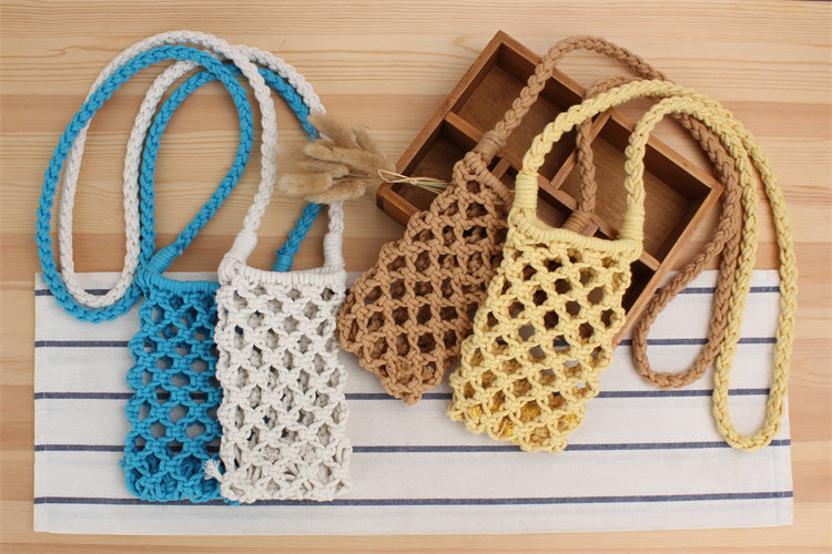 Fashion All-match Popular Woven Shoulder Bag