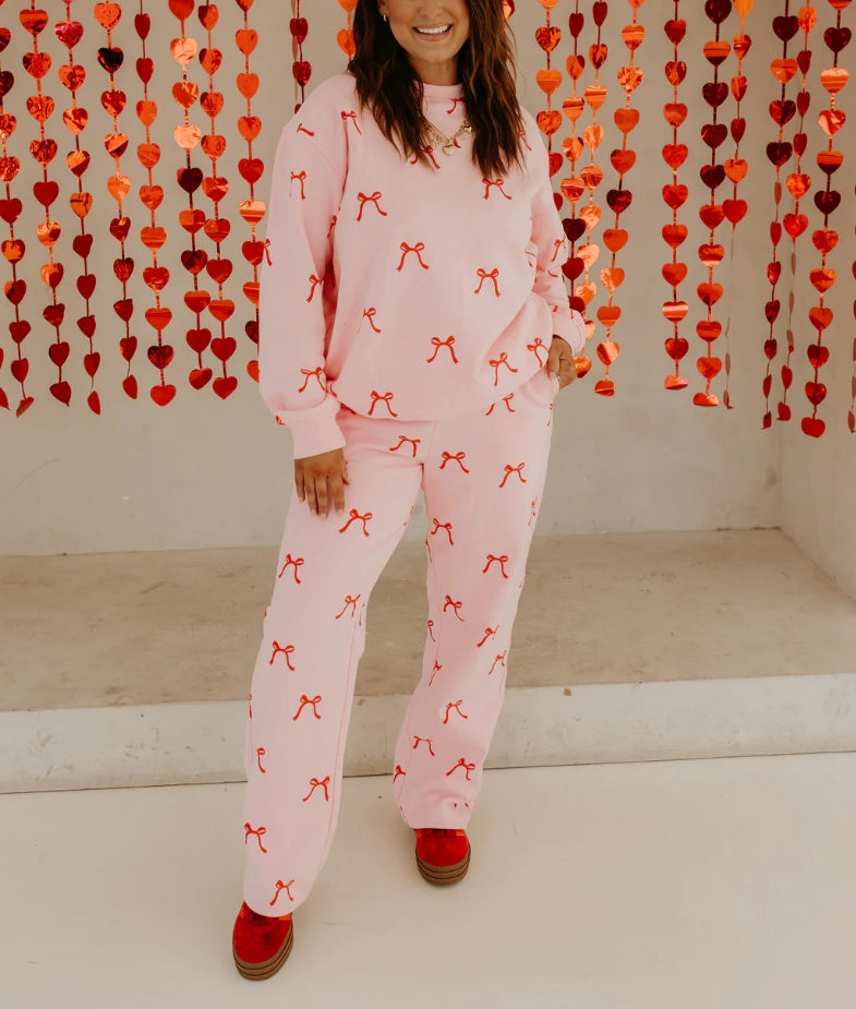 🎀Women's  2025 New Bow Detail Casual Sets(Buy 2 Free Shipping)