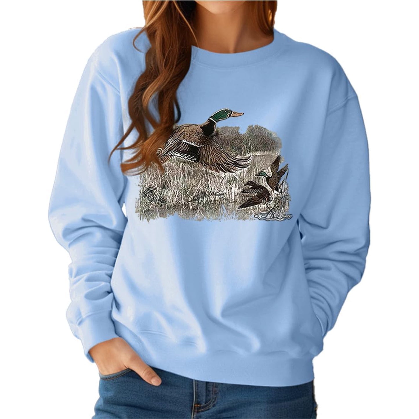 🦆Women's Vintage Mallard Duck Sweatshirt(Buy 2 Free Shipping)