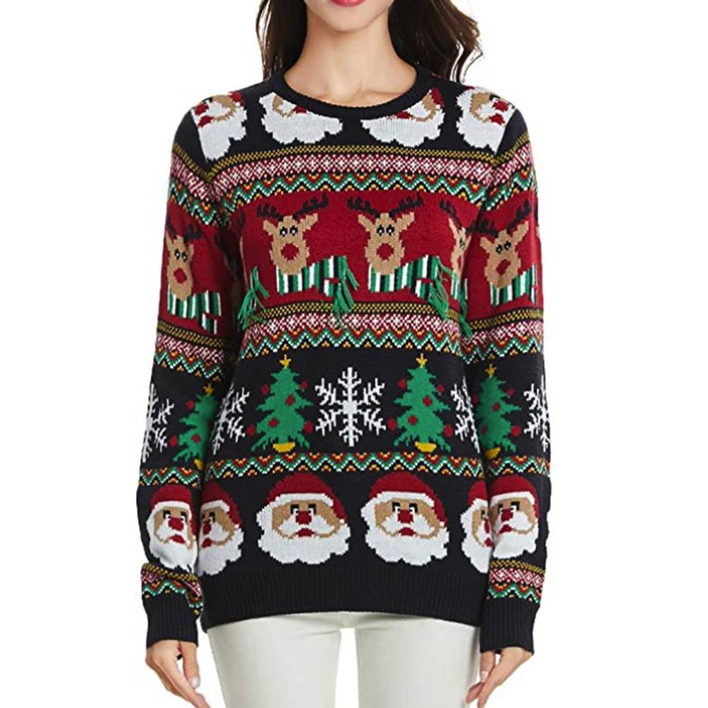 Merry Christmas Sweater | Mid-Length Women's Sweater