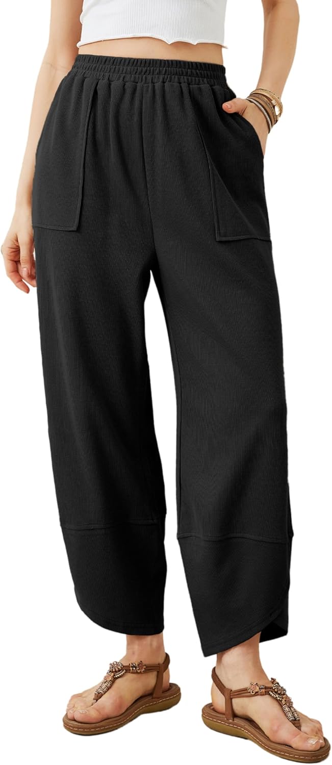 🙌Women's Baggy Wide Leg Casual Elastic Harem Pants (Buy 2 Free Shipping)