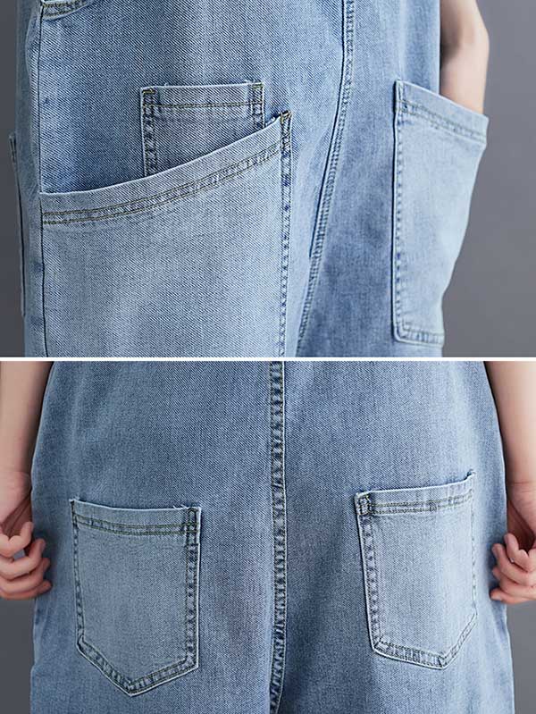 Original With Pocket Denim Overalls