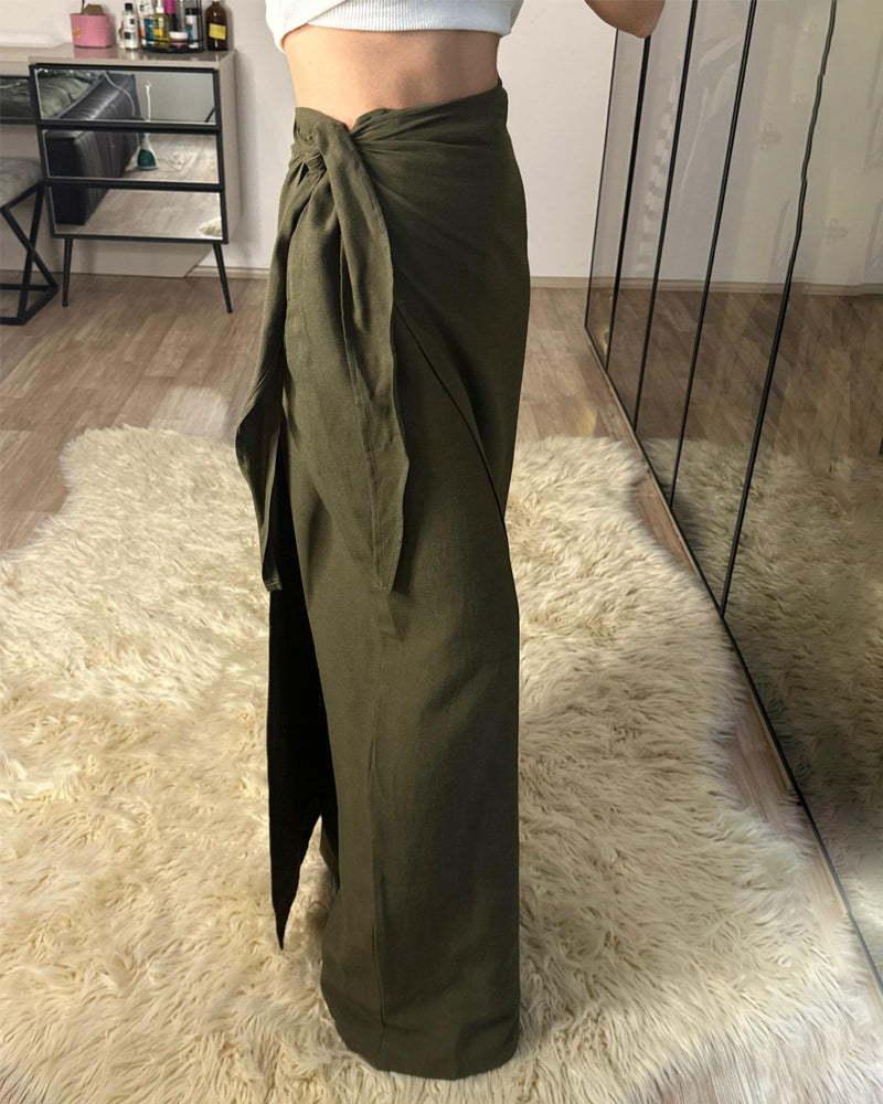 Fashion Comfortable Lace-Up Pants