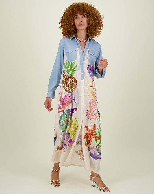 ME369 Elena Magic Denim dress