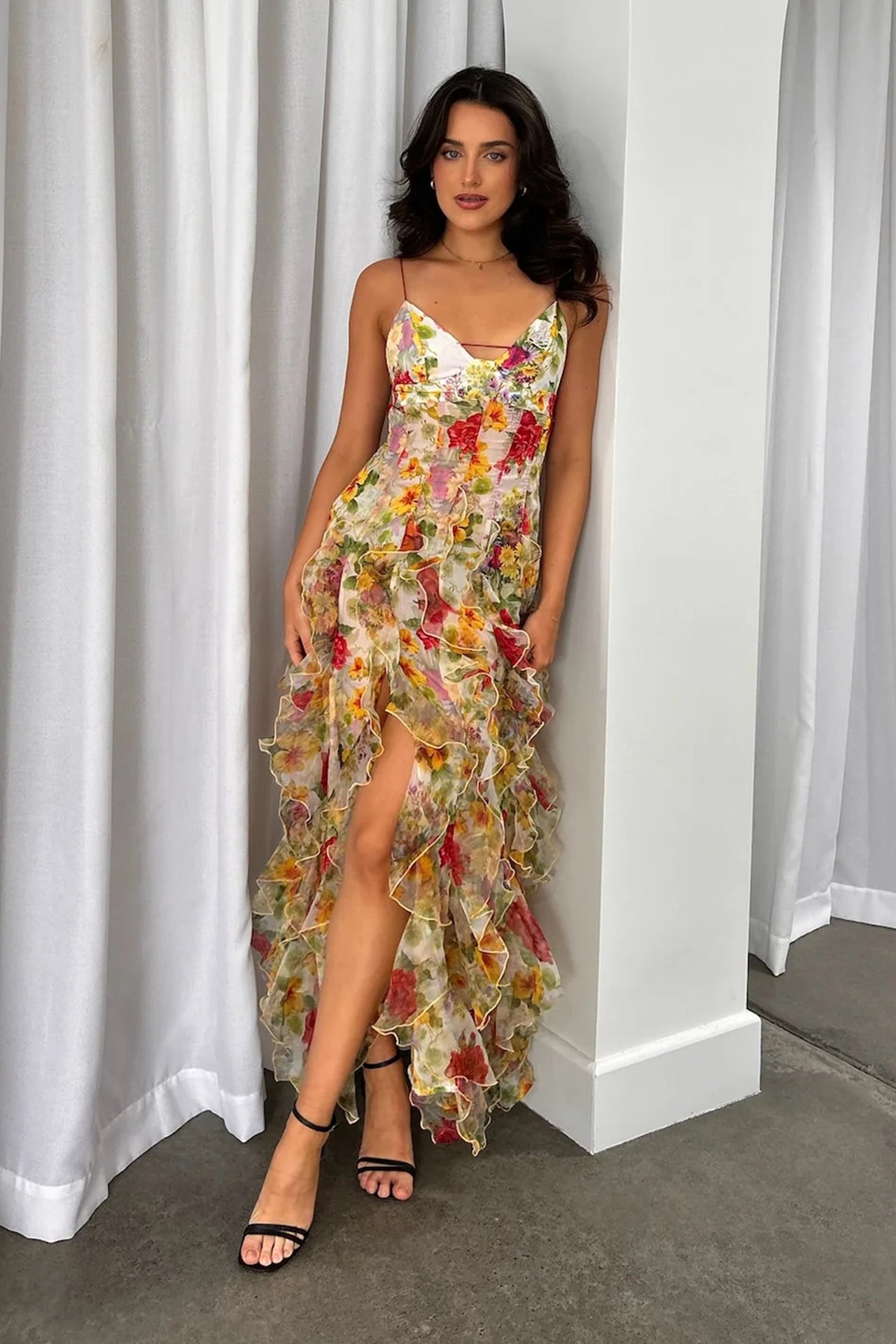 Sabrina Floral Maxi Dress