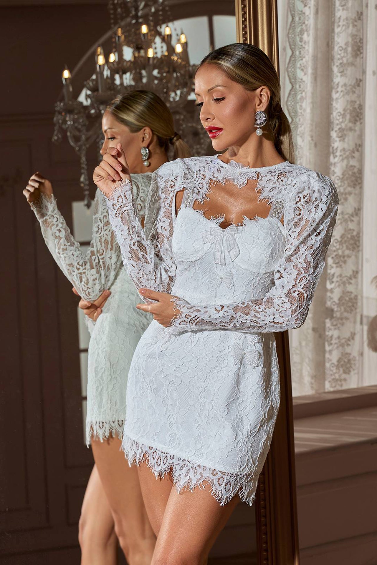 Yasmin Lace Two Piece Set