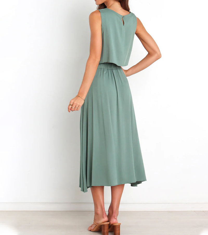 Sweet Sexy Waist Solid Color Suits