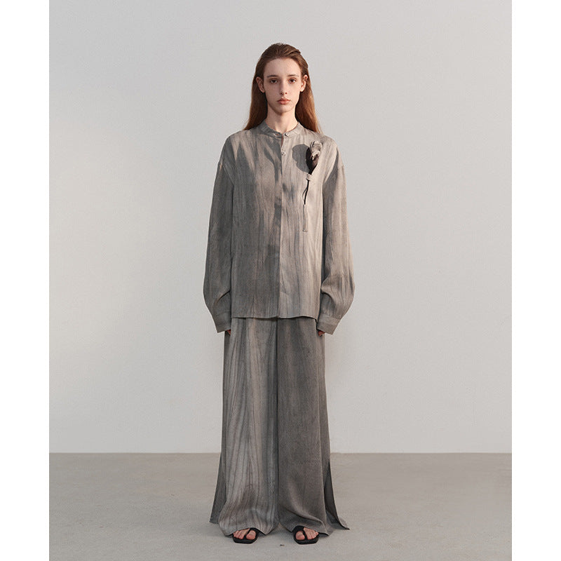 Lazy Style Solid Color Long Sleeve Top