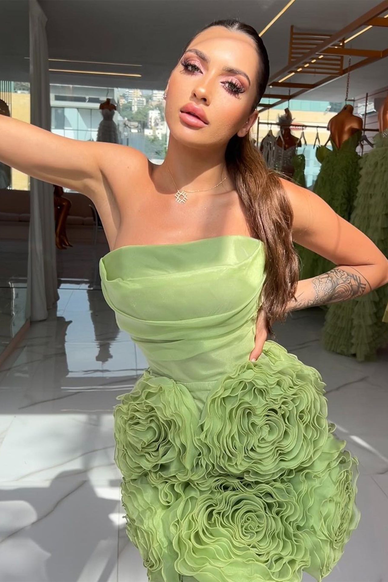 Victoria Strapless Mini Dress