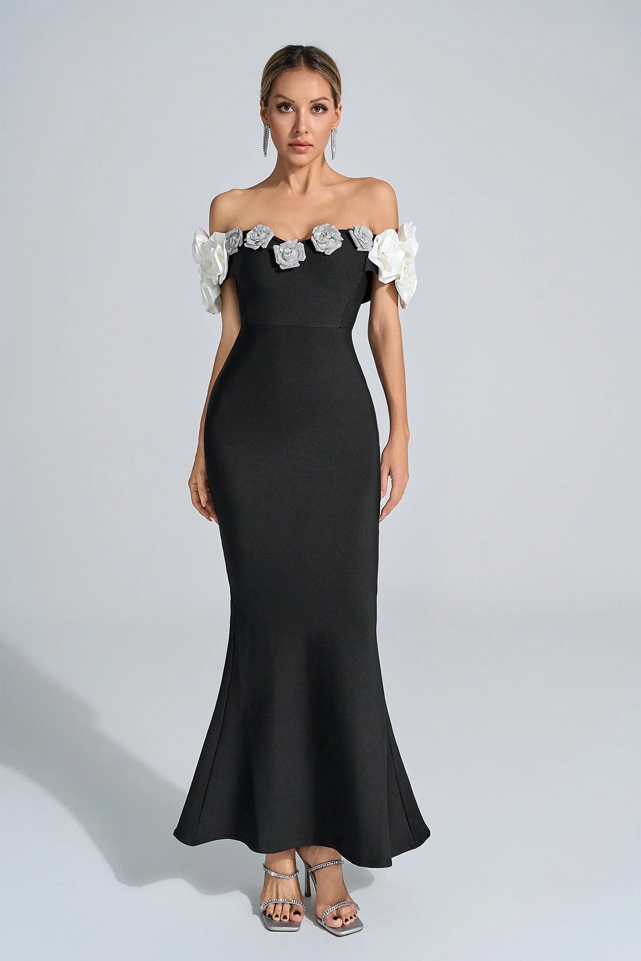 Elianna Off Shoulder Maxi Dress