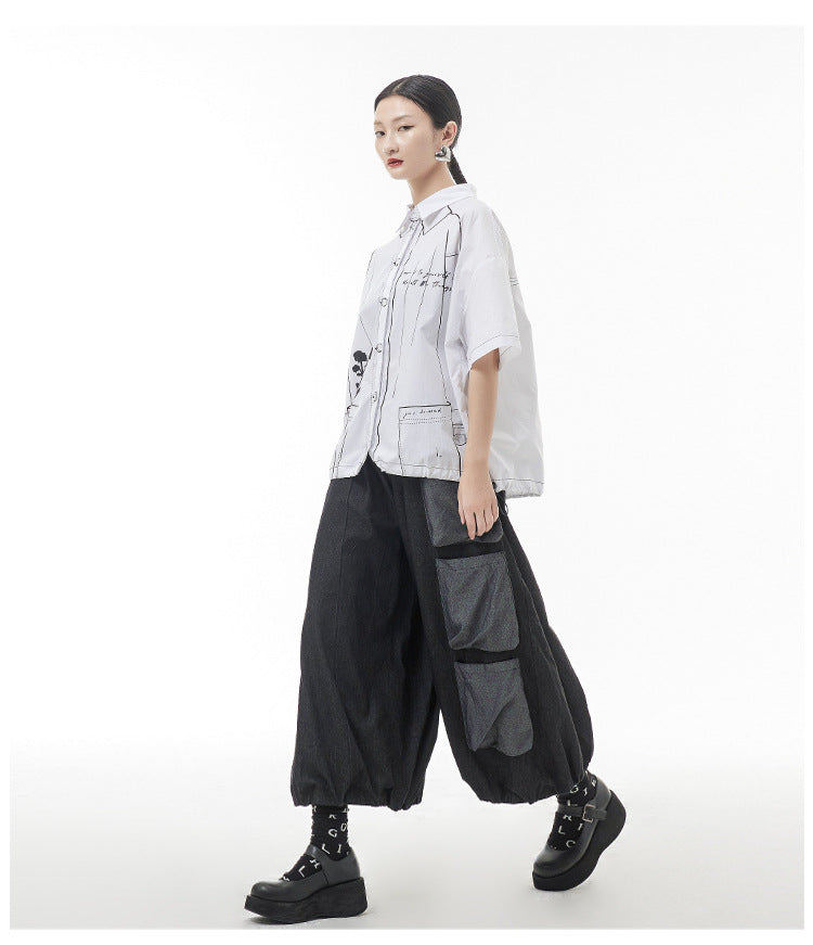 Casual Printed Short Sleeve Shirt