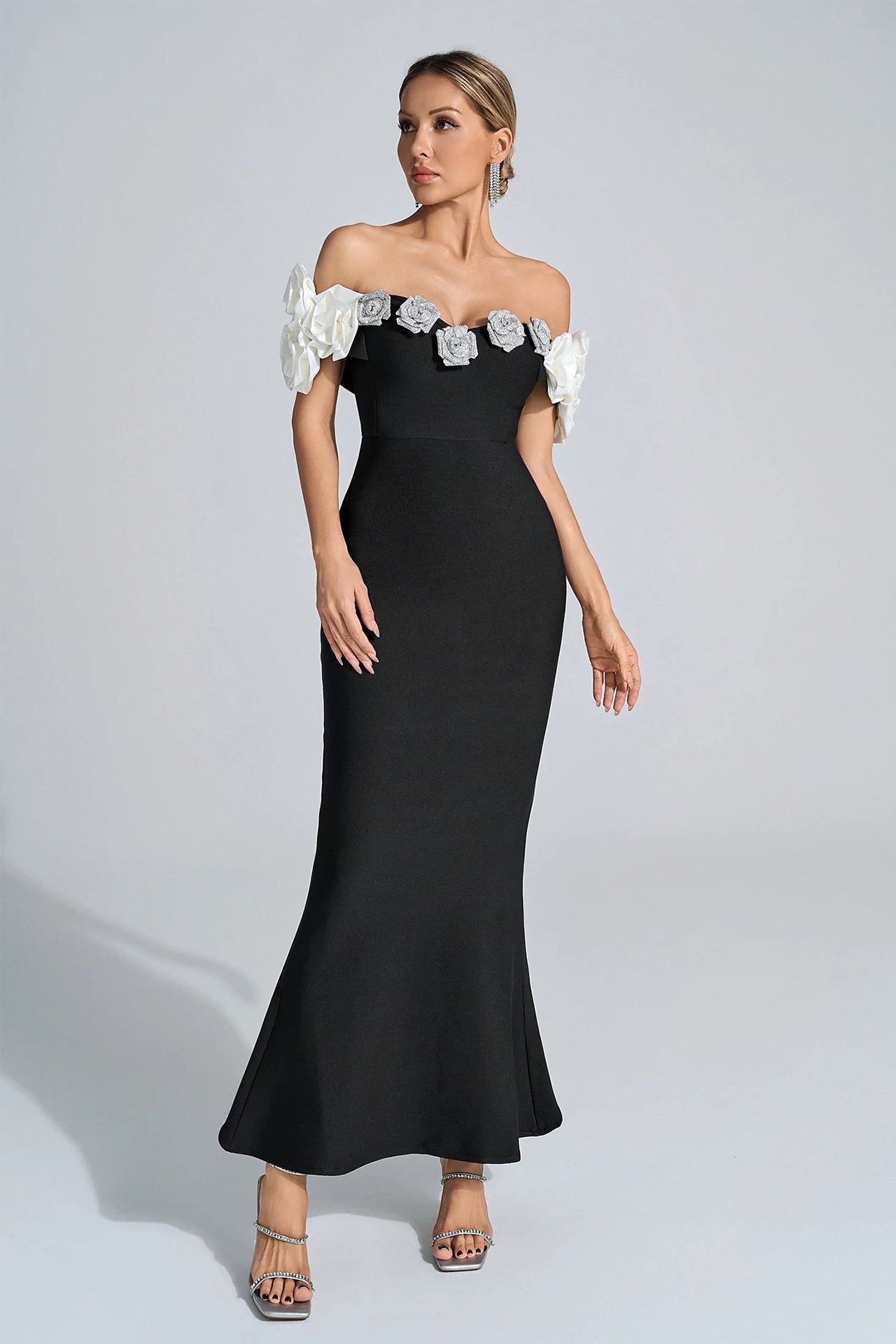 Elianna Off Shoulder Maxi Dress