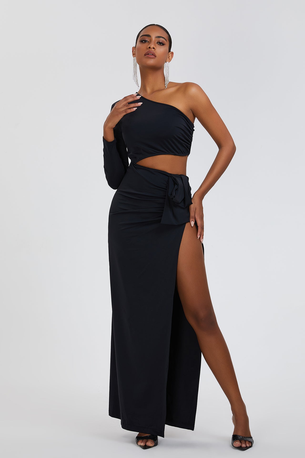 Aurora Maxi Dress-Black