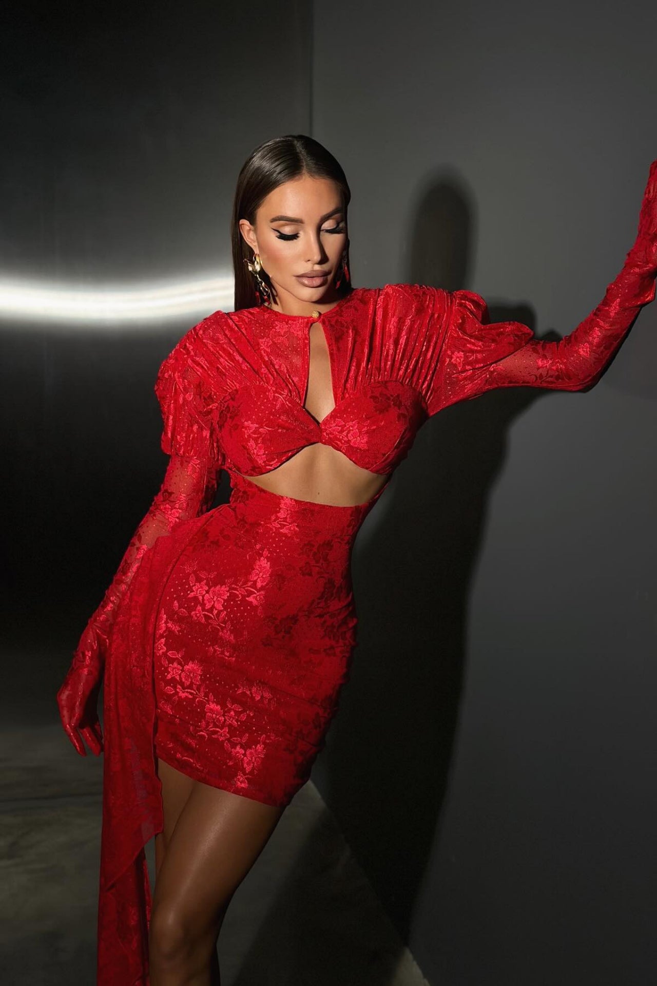 Evelynn Mini Dress In White